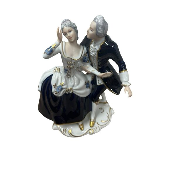 Vintage Royal Dux Bohemia Porcelain Dancing Figurine Czech Republic # 137 25 - Picture 8 of 8